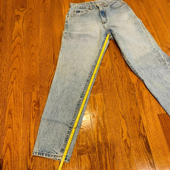 Vintage Lee Deadstock Denim Blue Jeans Women’s Made In USA NEW - Picture 4 of 12